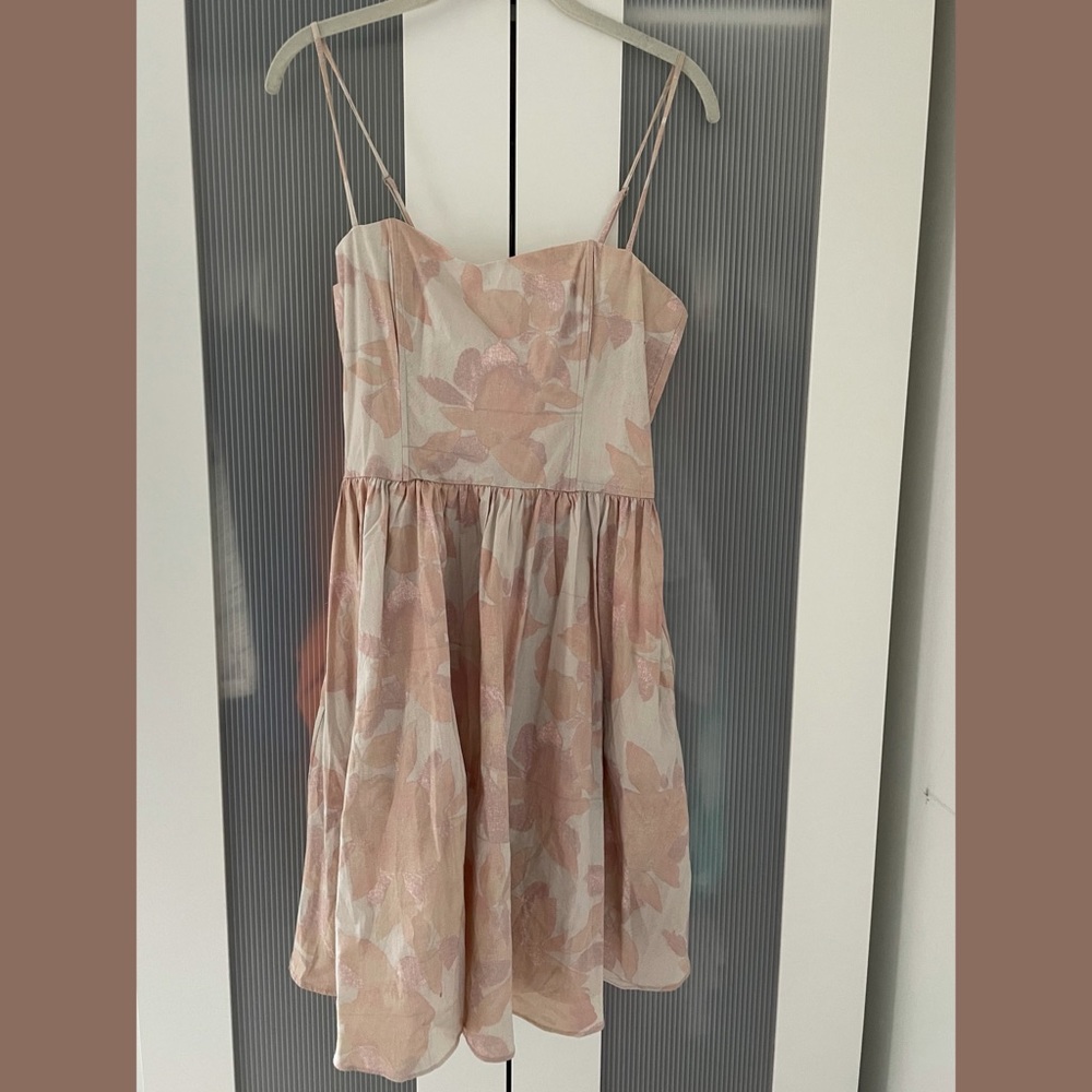 H&M corset-style floral dress